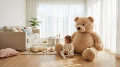 Warum XXL-Kuscheltiere wieder voll im Trend liegen